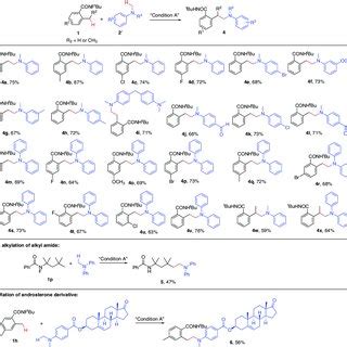 Substrate Scope Of Sp Cn Coupling Reactions All Reactions Were