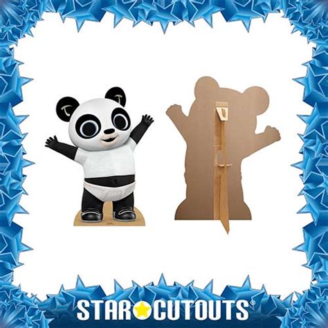 Bing Pando Baby Panda Star Mini Cardboard Cutout 76cm Partyrama