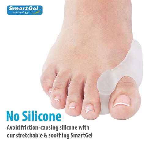 Natracure Gel Big Toe Bunion Guards And Toe Spreaders 2 Pieces Pain