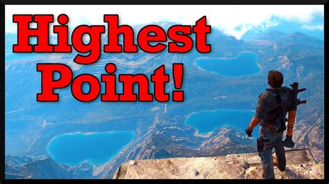 Just Cause 3 The Highest Point In Just Cause 3 Gameplay Of The Top