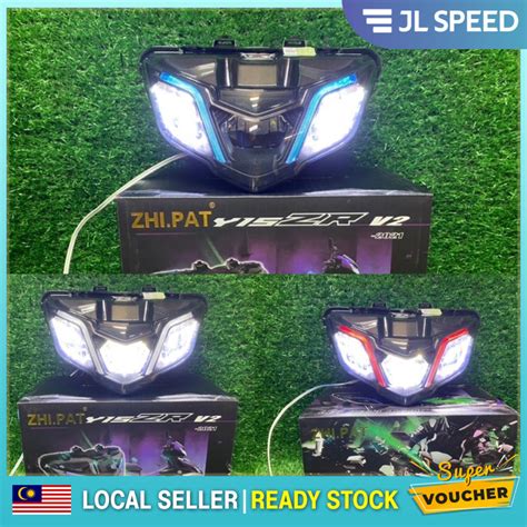 Yamaha Y Y Zr V Led Head Lamp Assy Head Light Lampu Depan Day Light