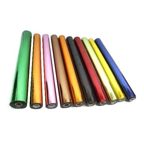 Plain Color Hot Stamping Foil Roll Size Customized At Best Price In