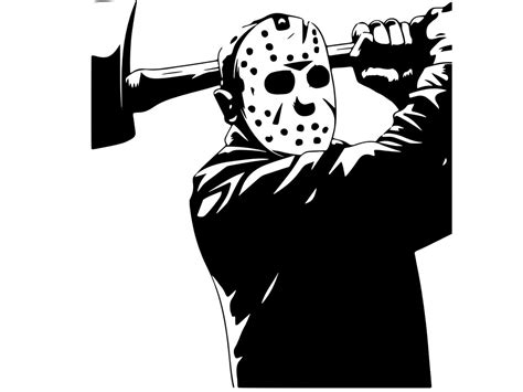 Friday The 13th Jason Vorhees Svg Digital File Only Svg Png Etsy