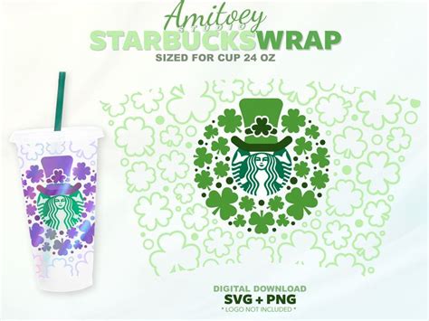 St Patrick S Day Starbucks SVG Wrap Happy Patrick S Etsy In 2021