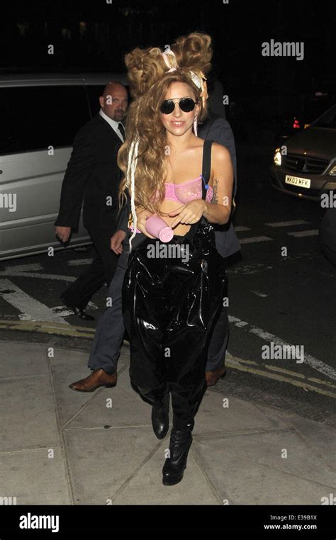 Lady Gaga Eating Out At The Seashell Of Lisson Grove Fish And Chip