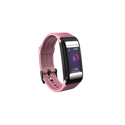 Bracelet Connect Tanche Ip Ecg Ppg Suivi Sant Cran Couleur