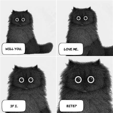 Black Cats Drawn In Ink With Ethereal Thoughts Comics Black Cat Memes Black Cat Drawing