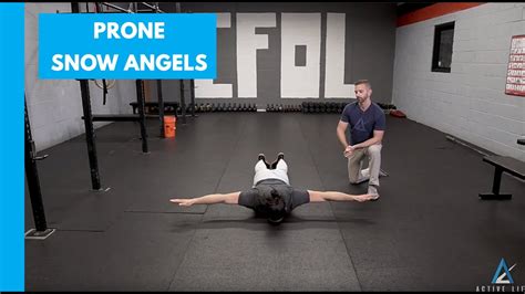 Prone Snow Angels Movement Demo Youtube