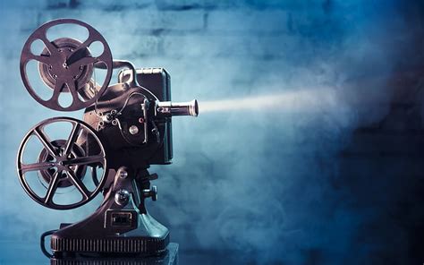 Hd Wallpaper Black Reel To Reel Projector Technology Movies