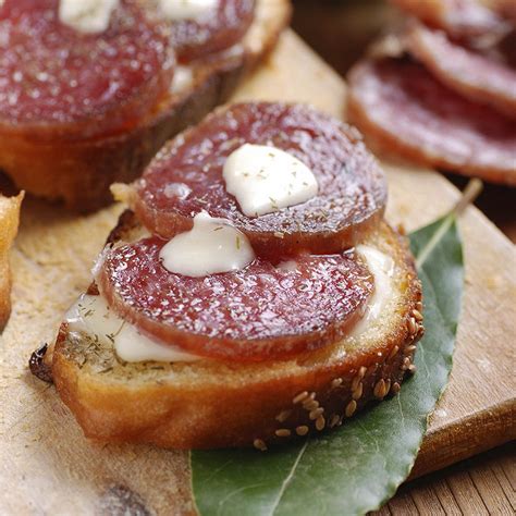 Recette Toasts Au Saucisson Et Fromage