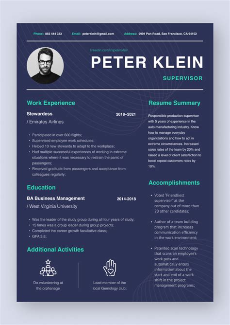 Samples And Tips For Creating A Resume For A Supervisor