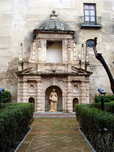 Patio In Palacio De Los Pinelo Seville Spain Seville Spain Sevilla