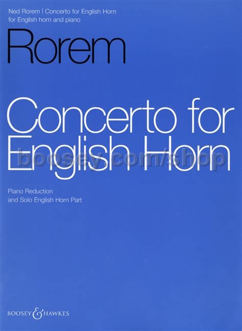 Ned Rorem - English Horn Concerto