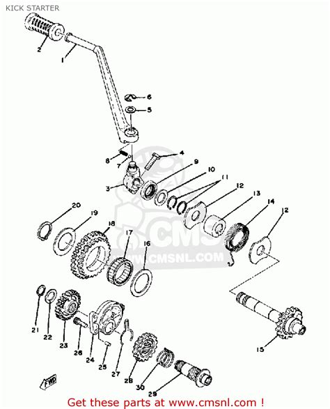 Yamaha Xs S Usa Kick Starter Buy Original Kick Starter