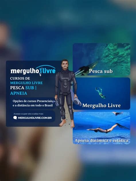 Curso De Mergulho Livre Curso De Pesca Sub Curso De Apneia Cursos