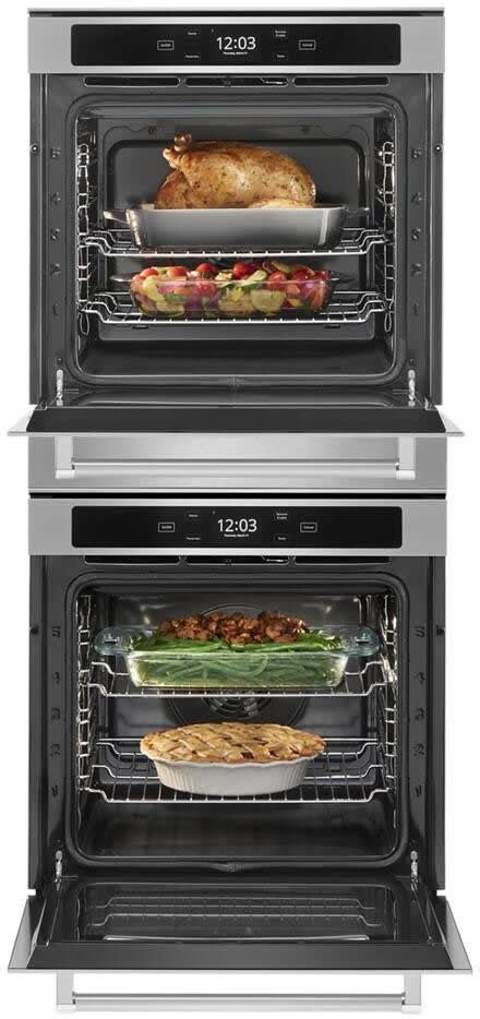 Kitchenaid Kodc504pps 24 Inch Double Convection Smart Electric Wall Oven With 52 Cu Ft Total