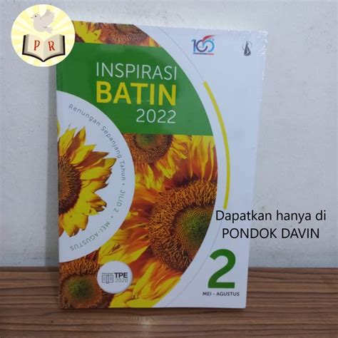 Jual Inspirasi Batin Tahun Jilid Renungan Harian Katolik Kota