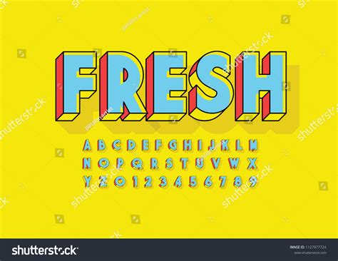 Vector Modern Abstract Font Alphabet Stock Vector Royalty Free 1127977724 Shutterstock