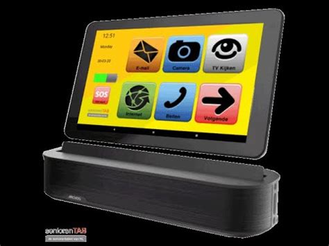 Senioren Tablet Archos Oxygen S Met Sounddock Youtube