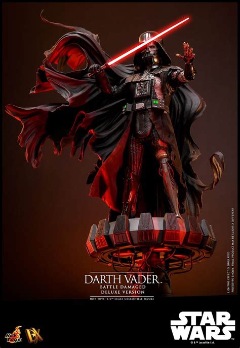 Hot Toys Reveals Darth Vader Battle Damage 1 6 Scale Figure