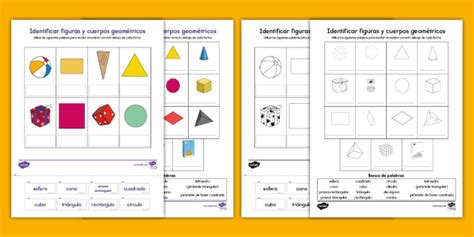 Identificar Figuras Y Cuerpos Geom Tricos