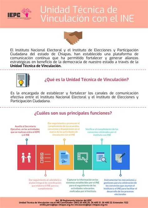 Unidad Técnica de Vinculación con el INE