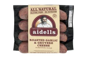 Aidells Smoked Chicken Sausage Roasted Garlic Gruyere Cheese Aidells