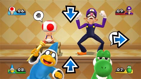 Mario Party 9 Garden Battle Kamek Vs Waluigi Vs Yoshi Toad Master