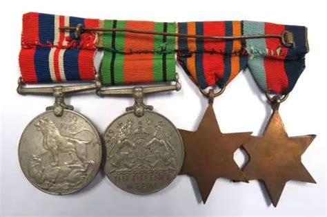 Ww Burma Star Medal Group In Groups