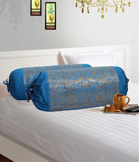 Amazon Stylo Culture Indian Polydupion Cylindrical Tube Pillow