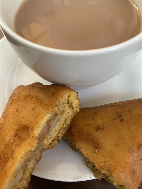 Evening Chai With Bread Pakoras Indian Battered And Fried Bread