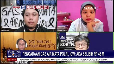 Pengadaan Gas Air Mata Polri Kemahalan Ada Mark Up Atau Potensi