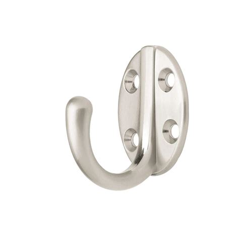 Liberty In Satin Nickel Single Robe Hook With Round Base