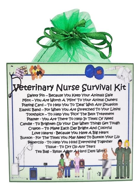 Nurse Survival Kit Includes Topper And Card Digital Printable Immediate