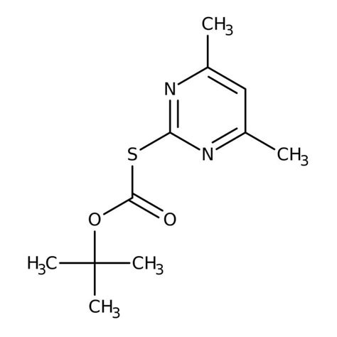 S Boc 2 Mercapto 4 6 Dimethylpyrimidine 97 Thermo Scientific Chemicals