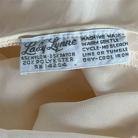 Vintage Lady Lynne Full Slip nightgown dress USA Unio… - Gem