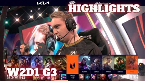 G2 Vs TH Highlights Week 2 Day 1 LEC Spring 2024 G2 Esports Vs