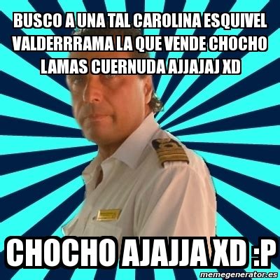 Meme Francesco Schettino BUSCO A UNA TAL CAROLINA Esquivel