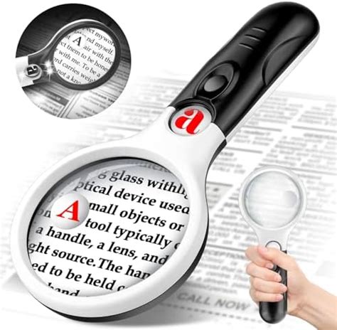 Amazon Compact Magnifying Glass With Lights X X X Small