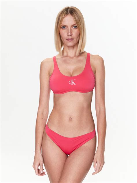 Calvin Klein Swimwear Bikini Oberteil KW0KW01971 Rosa Modivo De