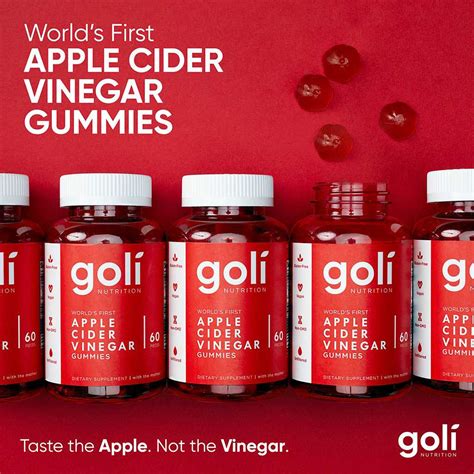 Goli Apple Cider Vinegar Gummy Vitamins กัมมี่ แอปเปิ้ล ไซเดอร์ เวเนก้า