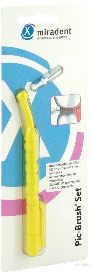 Miradent Interd Pic Brush Set Yellow