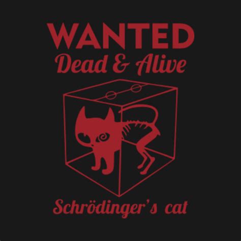 Wanted Dead And Alive Schrodinger Cat Funny Design Art Schrodingers Cat Hoodie Teepublic