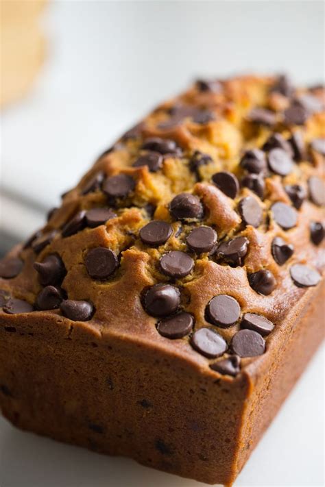 Moist Sweet And Extra Chocolatey This Pumpkin Chocolate Chip Bread Is What Dreams A Pumpkin