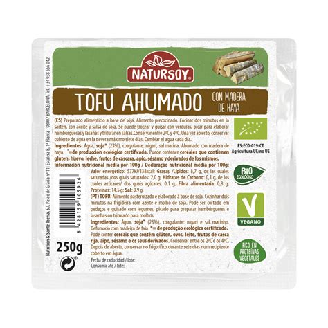 Tofu Ahumado Natursoy 250g En Biosano