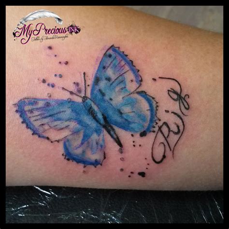 Watercolor butterfly tattoo by Mentjuh on DeviantArt