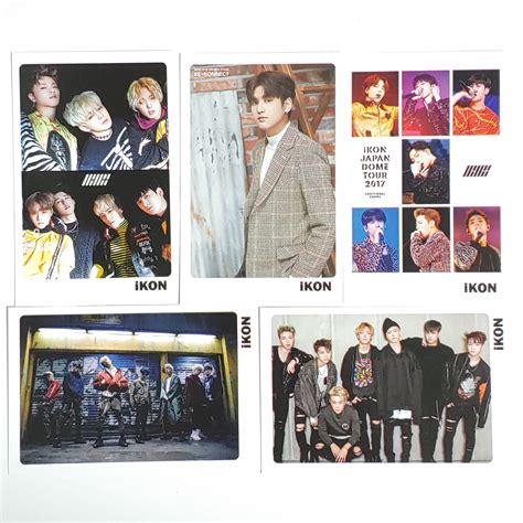 Ikon Photo Message Card Kpop Goods Gift Actskorea