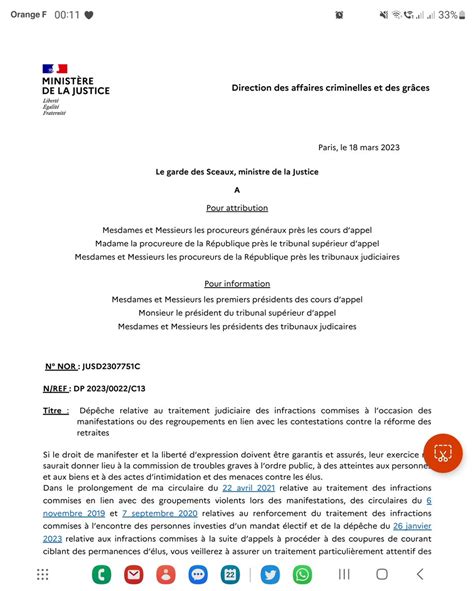 Stéphane Maugendre on Twitter Lorsque le GDS demande aux Parquets d