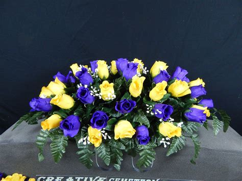 Beautiful Purple Yellow Rosebuds With White Baby S Breath Deluxe