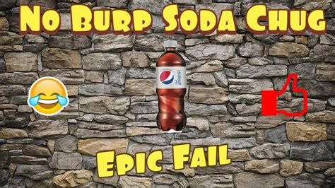 No Burp Challenge Soda Chug No Burp Challenge Youtube